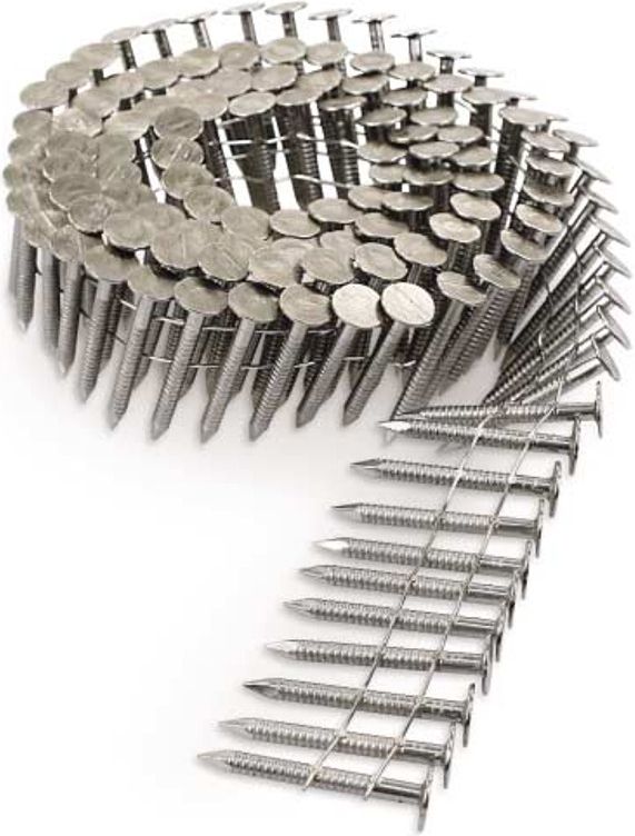 Refurbished Simpson Strong-Tie S11A125RNB 1-1/4" x .120 304SS Ring Shank Roofing Nails (7200ct) - Reebelo US