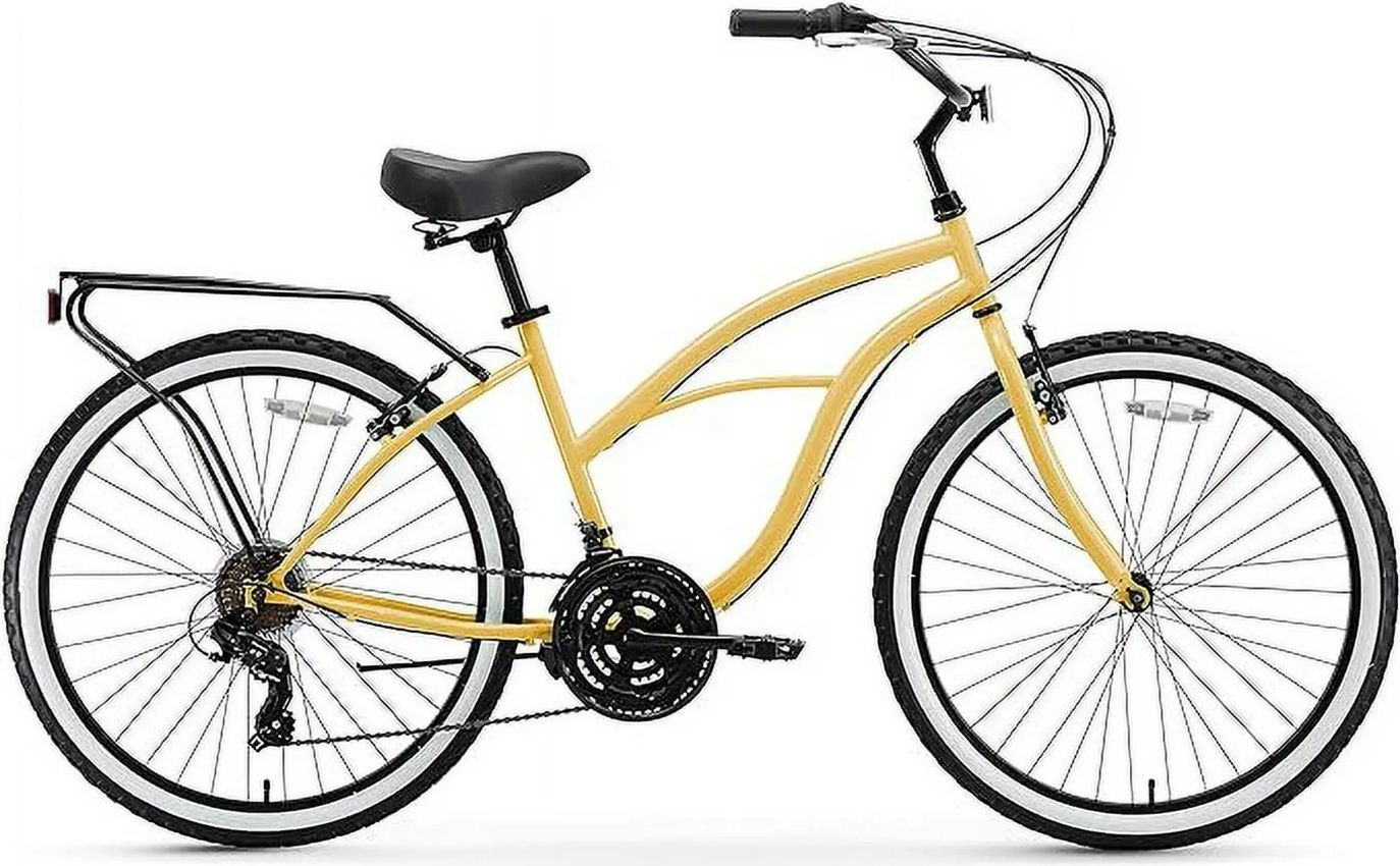 Refurbished Sixthreezero Around The Block Beach Cruiser Bike 1 Speed 26" - Reebelo US