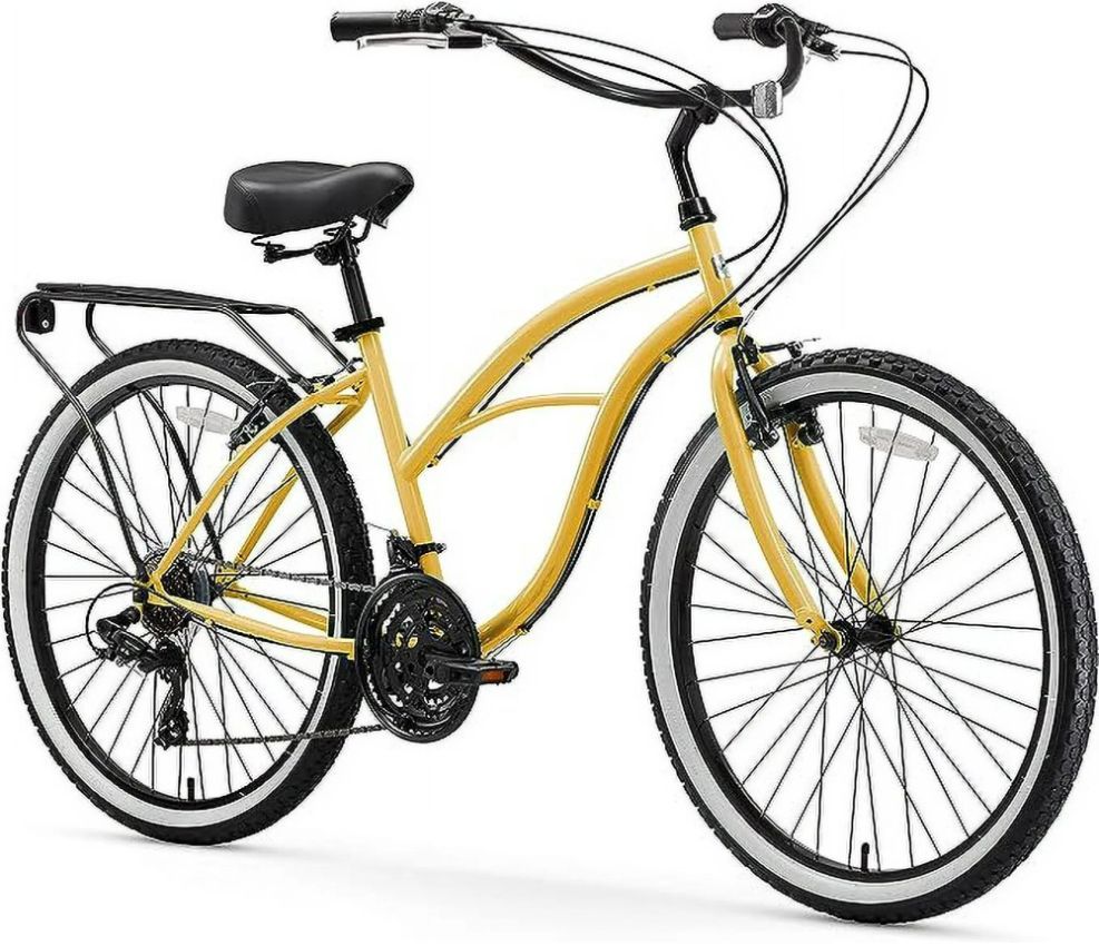 Refurbished Sixthreezero Around The Block Beach Cruiser Bike 1 Speed 26" - Reebelo US