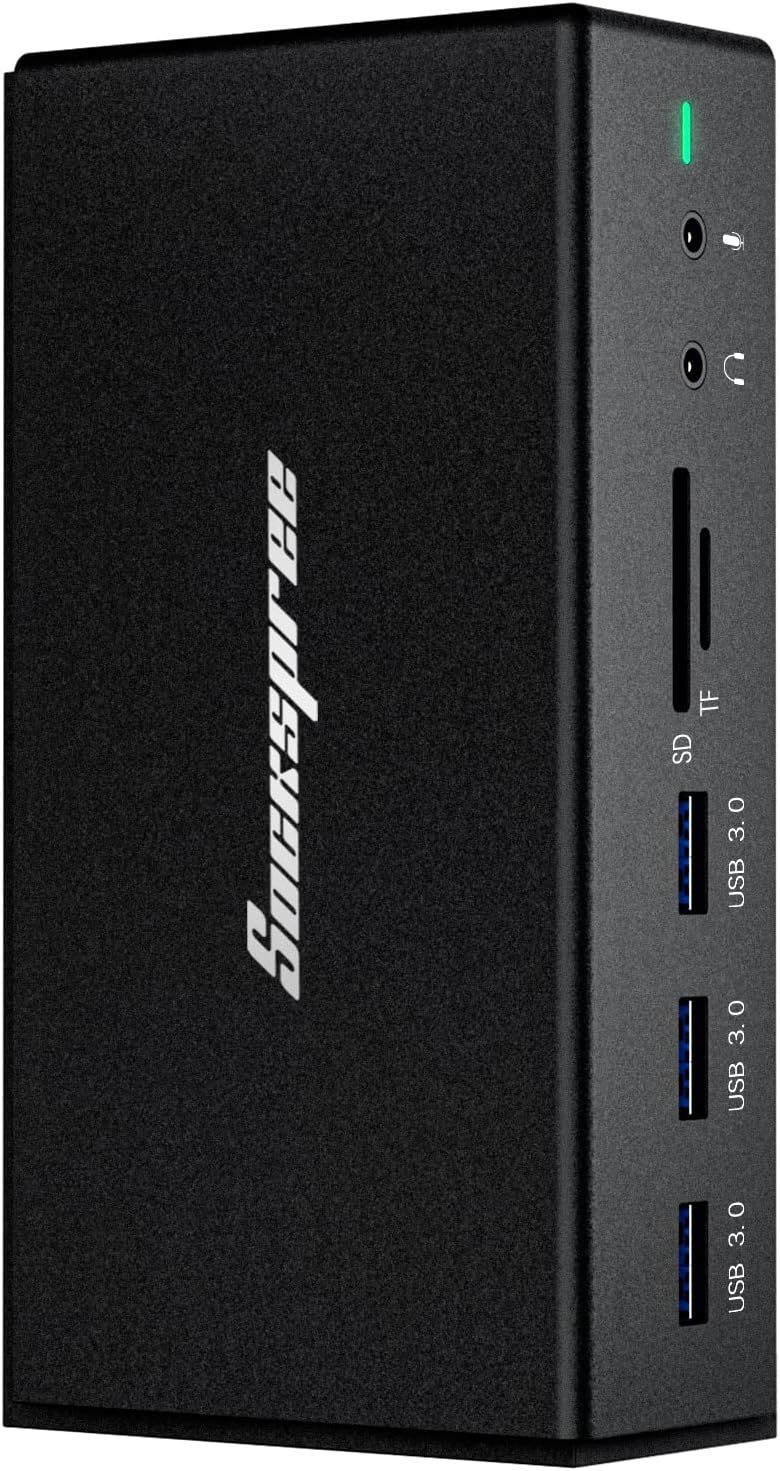 Sockspree D3911 USB-C Docking Station - Black