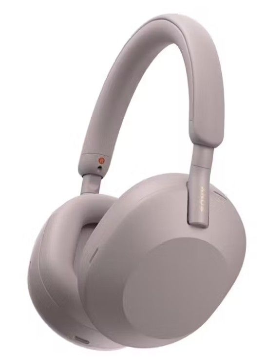 Sony WH-1000XM5 Noise-Canceling Wireless Over-Ear Headphones - Smoky Pink