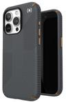 Speck Presidio2 Grip Series Phone Case for iPhone 15 Pro - Charcoal Grey/Cool Bronze