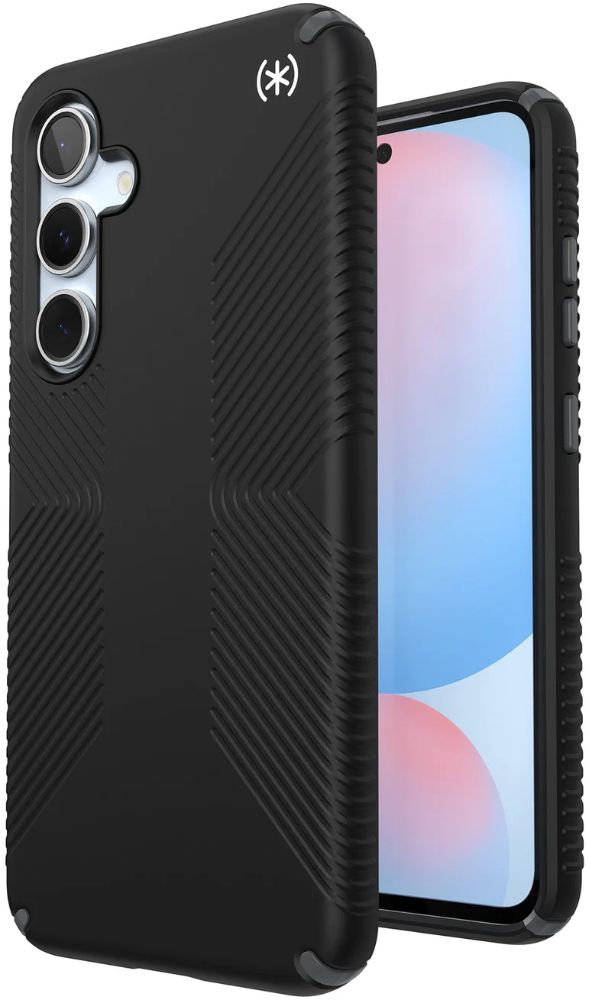 Speck Presidio2 Grip Series Phone Case for Samsung Galaxy S24 FE - Black/Slate Grey - Brand New