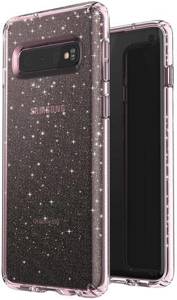 Speck Presidio Clear + Glitter Phone Case for Samsung Galaxy S10 - Reebelo US