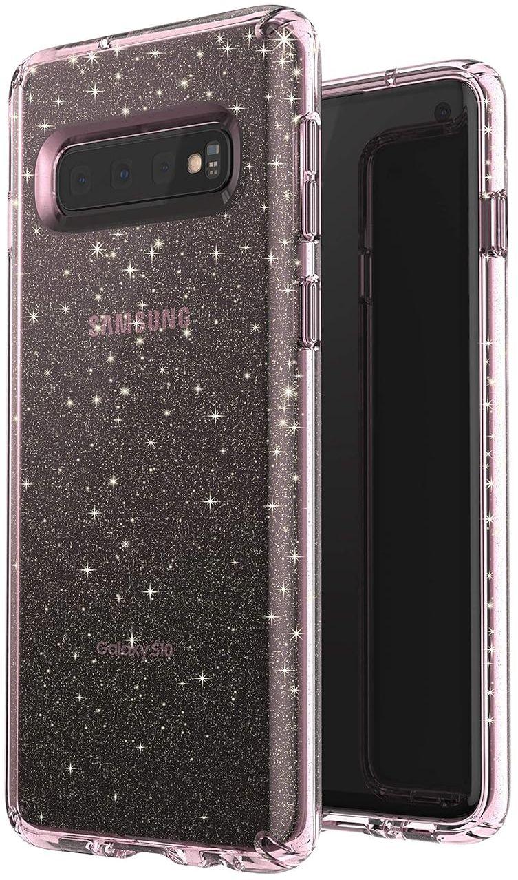 Speck Presidio Clear + Glitter Phone Case for Samsung Galaxy S10 - Reebelo US