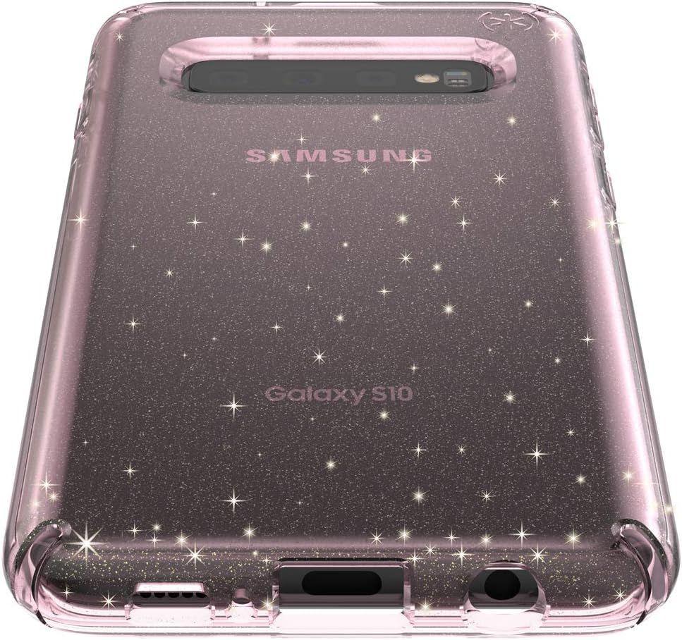 Speck Presidio Clear + Glitter Phone Case for Samsung Galaxy S10 - Reebelo US
