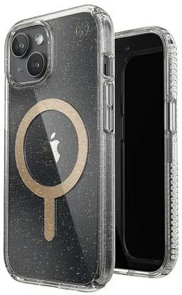 Refurbished Speck Presidio Lux Glitter MagSafe Phone Case for iPhone 15/14/13 - Reebelo US