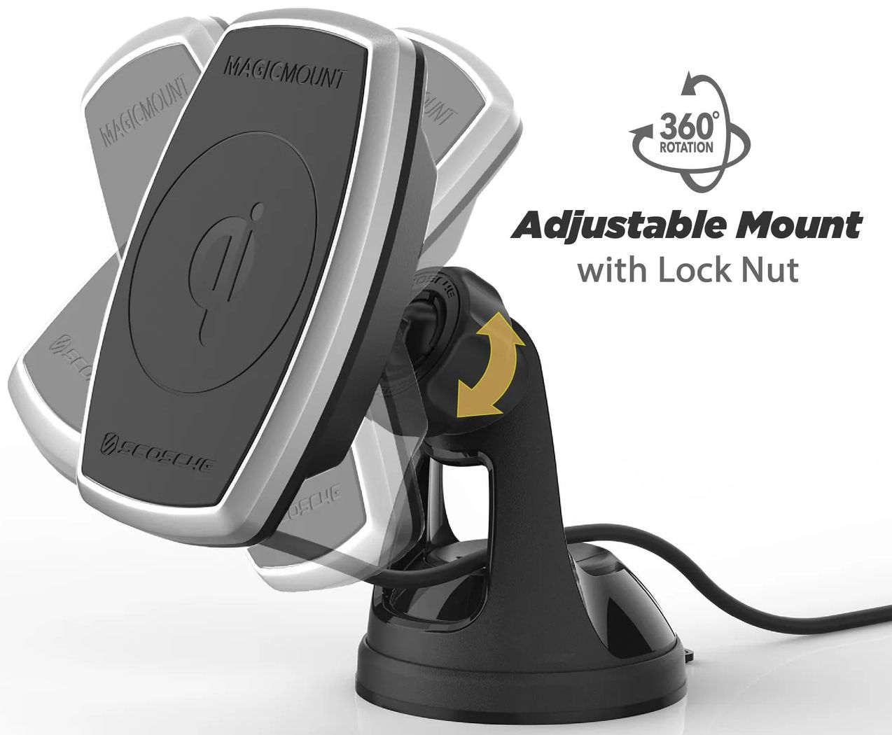 Speck Presidio Mount Phone Case with Scosche MagicMount Pro Charge for iPhone X - Reebelo US