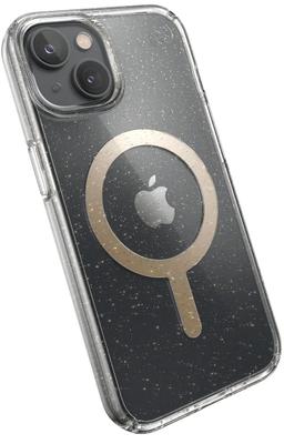 Speck Presidio Perfect-Clear Glitter Phone Case with MagSafe for iPhone 14/13 - Reebelo US