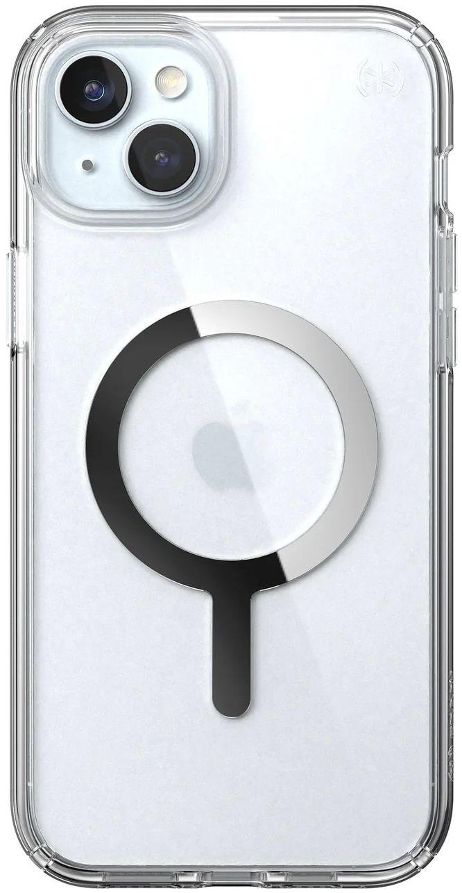 Speck Presidio Perfect-Clear MagSafe Phone Case for iPhone 15 Plus