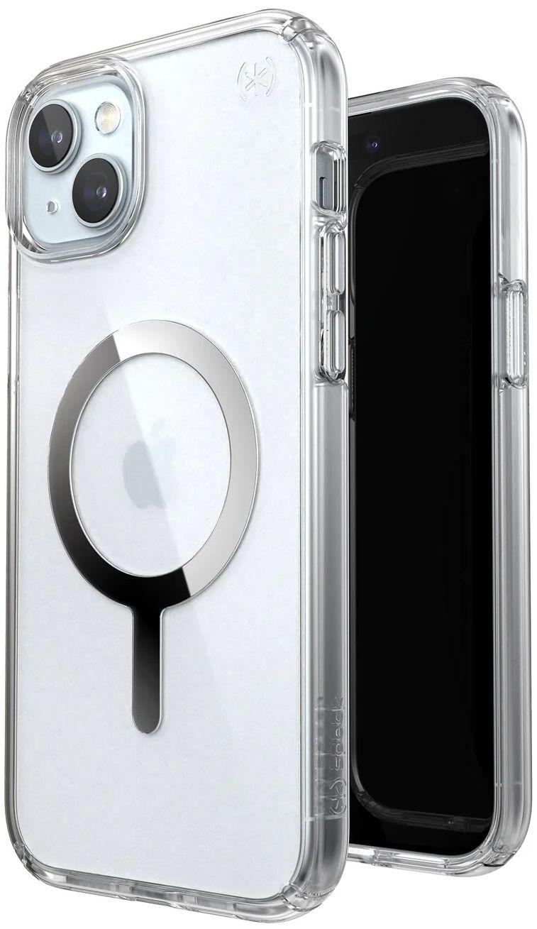 Refurbished Speck Presidio Perfect-Clear MagSafe Phone Case for iPhone 15 Plus - Reebelo US
