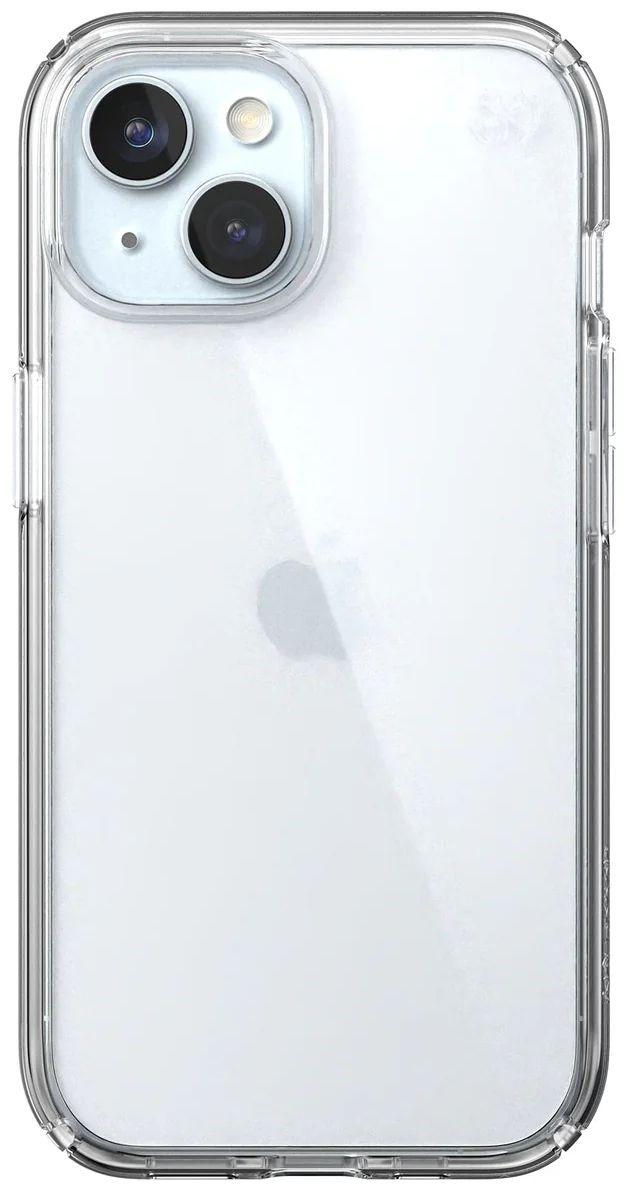Speck Presidio Perfect-Clear Phone Case for iPhone 15/14/13