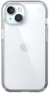 Speck Presidio Perfect-Clear Phone Case for iPhone 15/14/13 - Clear