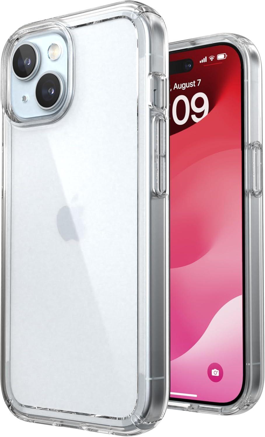 Refurbished Speck Presidio Perfect-Clear Phone Case for iPhone 15/14/13 - Reebelo US