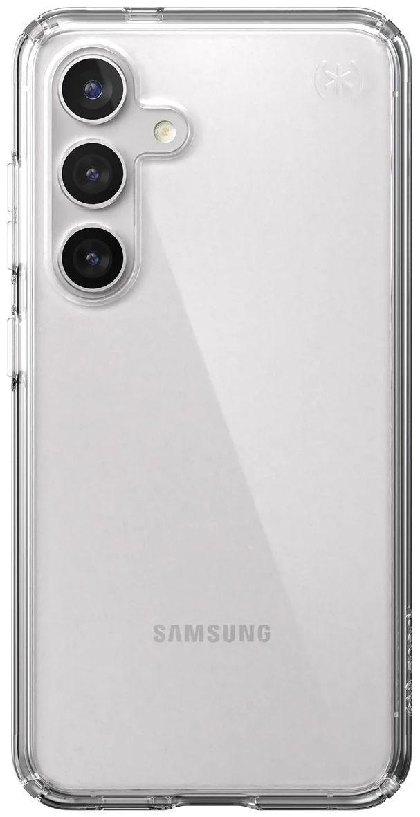 Speck Presidio Perfect-Clear Phone Case for Samsung Galaxy S24