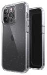 Speck Presidio Perfect-Clear with Glitter Phone Case for iPhone 13 Pro - Clear/Platinum Glitter