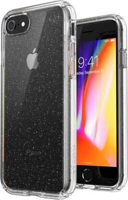 Refurbished Speck Presidio Perfect-Clear with Glitter Phone Case for iPhone SE (2020-2022)/7/8 - Reebelo US
