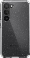 Speck Presidio Perfect-Clear with Glitter Phone Case for Samsung Galaxy S23 - Platinum Glitter
