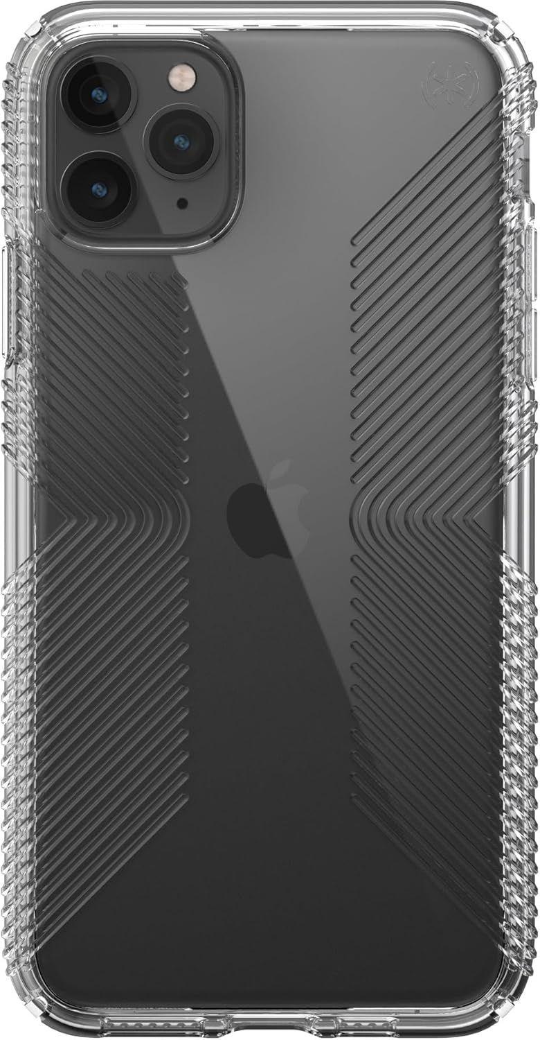 Speck Presidio Perfect-Clear with Grip Phone Case for iPhone 11 Pro Max
