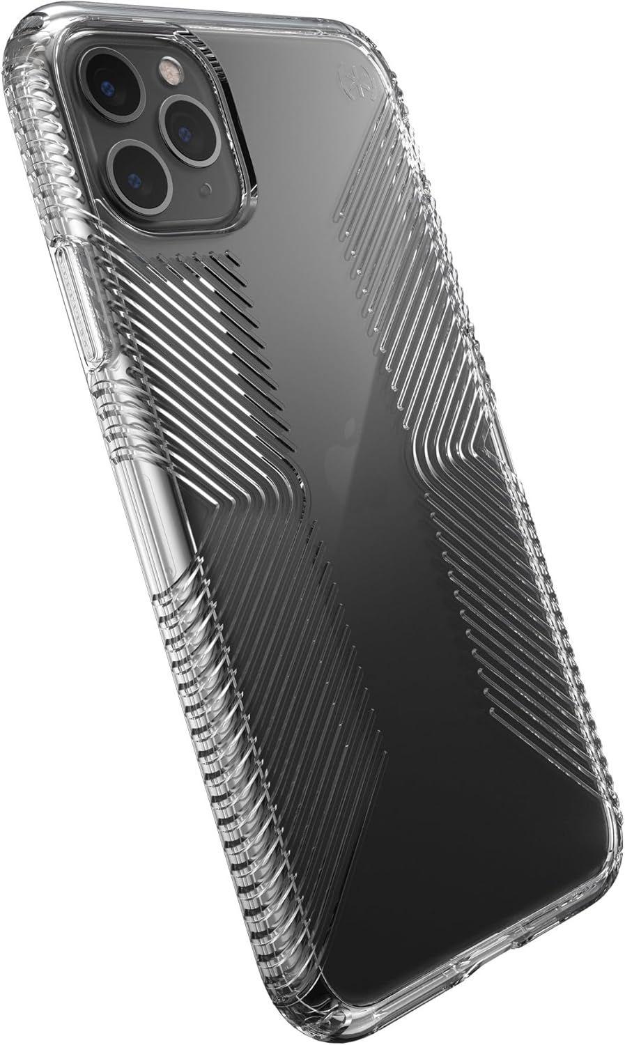 Refurbished Speck Presidio Perfect-Clear with Grip Phone Case for iPhone 11 Pro Max - Reebelo US