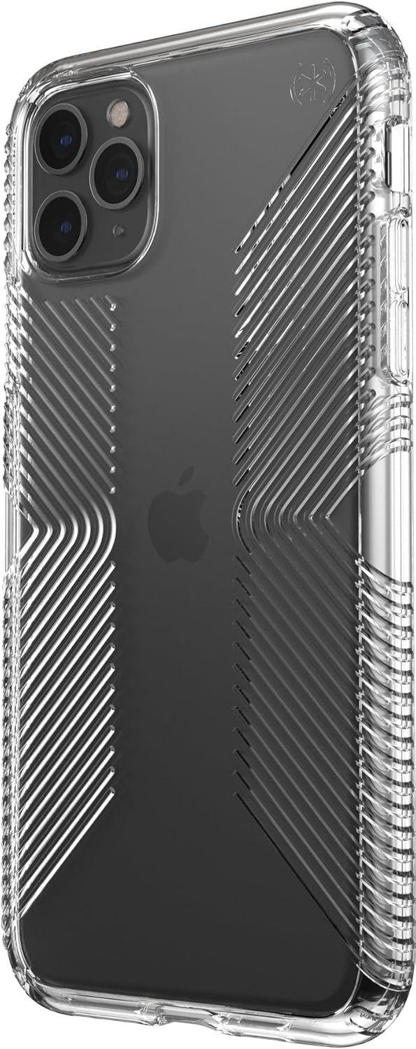 Refurbished Speck Presidio Perfect-Clear with Grip Phone Case for iPhone 11 Pro Max - Reebelo US