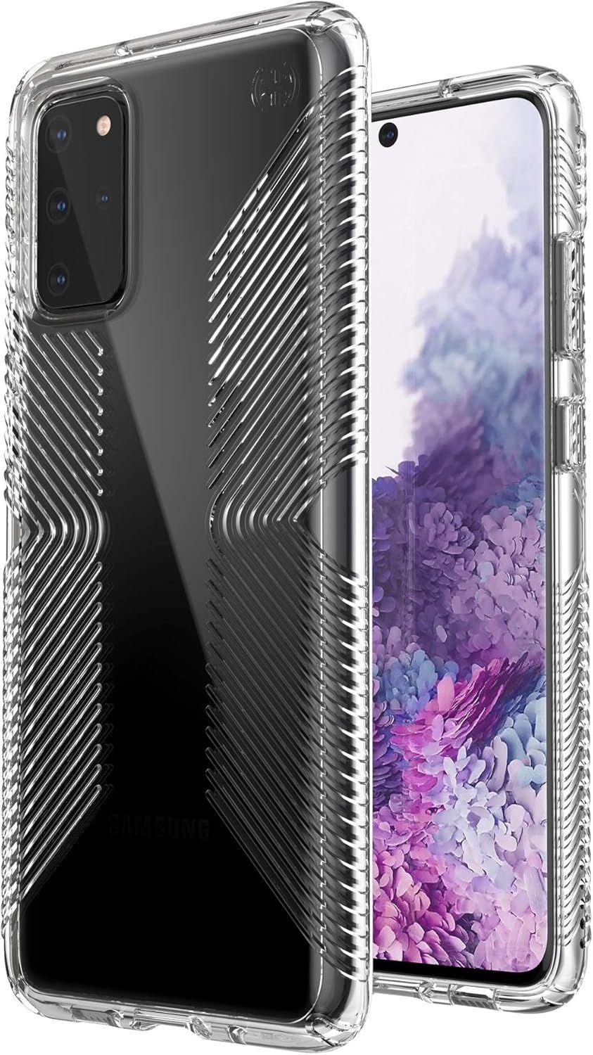 Speck Presidio Perfect-Clear with Grips Phone Case for Samsung Galaxy S20+ - Reebelo US