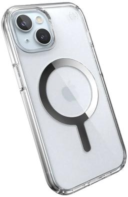Refurbished Speck Presidio Perfect-Clear with MagSafe Phone Case for iPhone 15/14/13 - Reebelo US