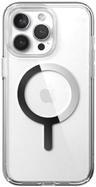 Speck Presidio Perfect-Clear with MagSafe Phone Case for iPhone 15 Pro Max - Clear/Chrome