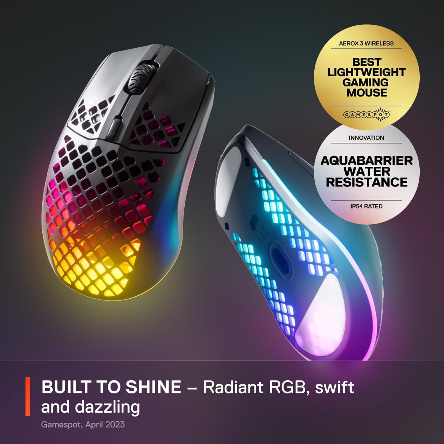 Refurbished SteelSeries Aerox 3 Wireless Gaming Mouse - Reebelo US