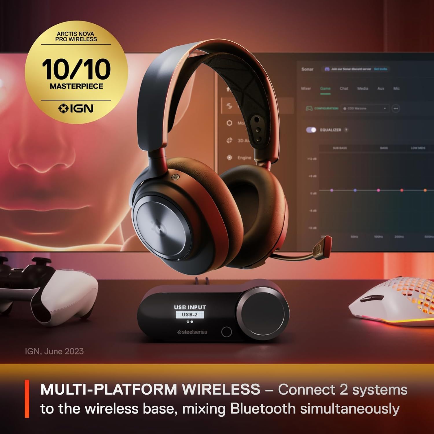 Refurbished SteelSeries Arctis Nova Pro Wireless Gaming Headset for PC - Reebelo US