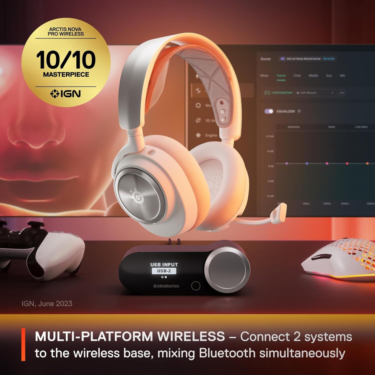 Refurbished SteelSeries Arctis Nova Pro Wireless Gaming Headset for PC - Reebelo US