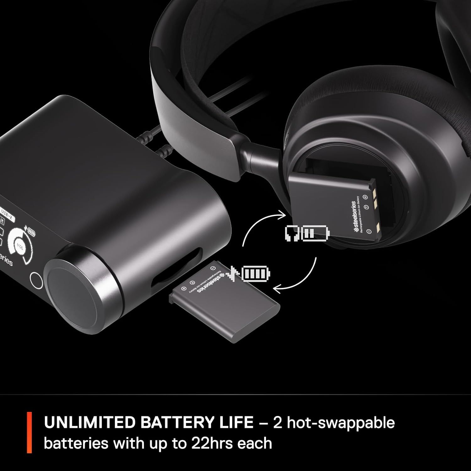 Refurbished SteelSeries Arctis Nova Pro Wireless Gaming Headset for PC - Reebelo US