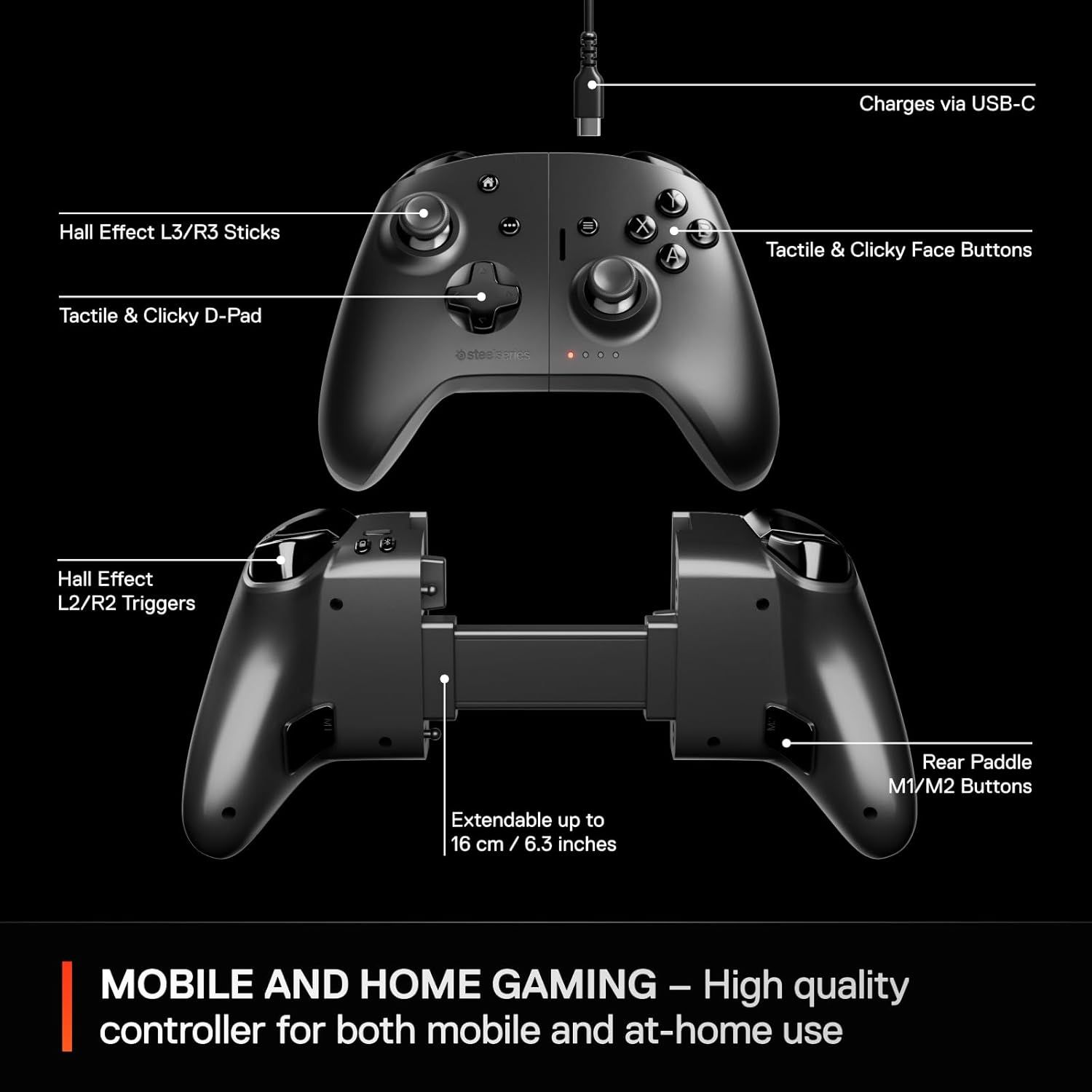 Refurbished SteelSeries Nimbus Cloud Dual Mode Controller - Reebelo US