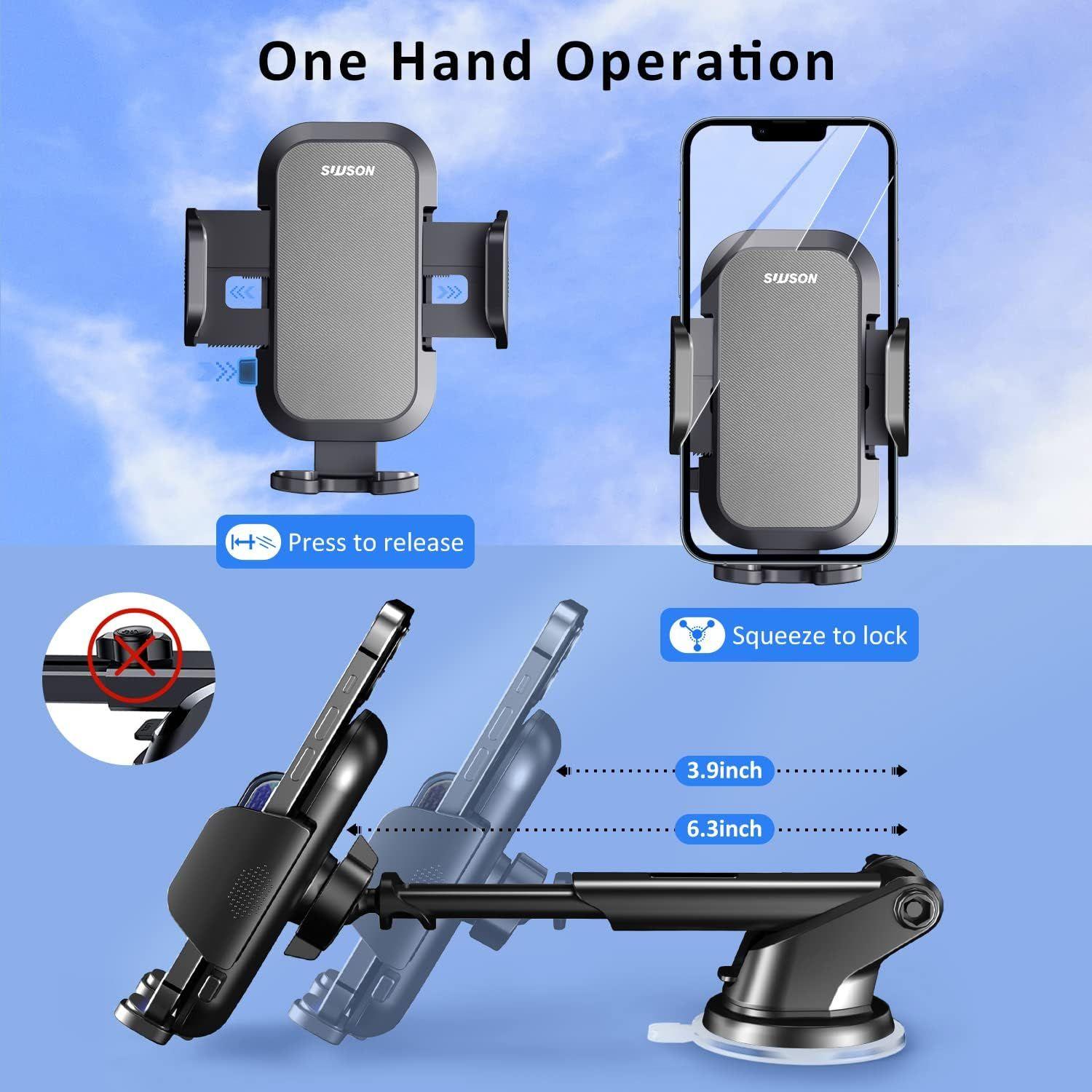 Refurbished Suuson 3-in-1 Car Phone Holder Mount YYBK-18 - Reebelo US