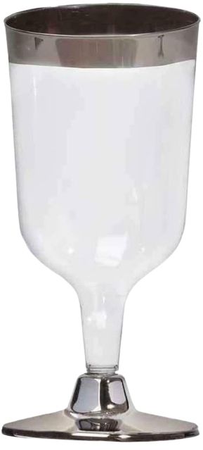 Tableluxe 25 Premium Plastic Wine Glasses (6oz)