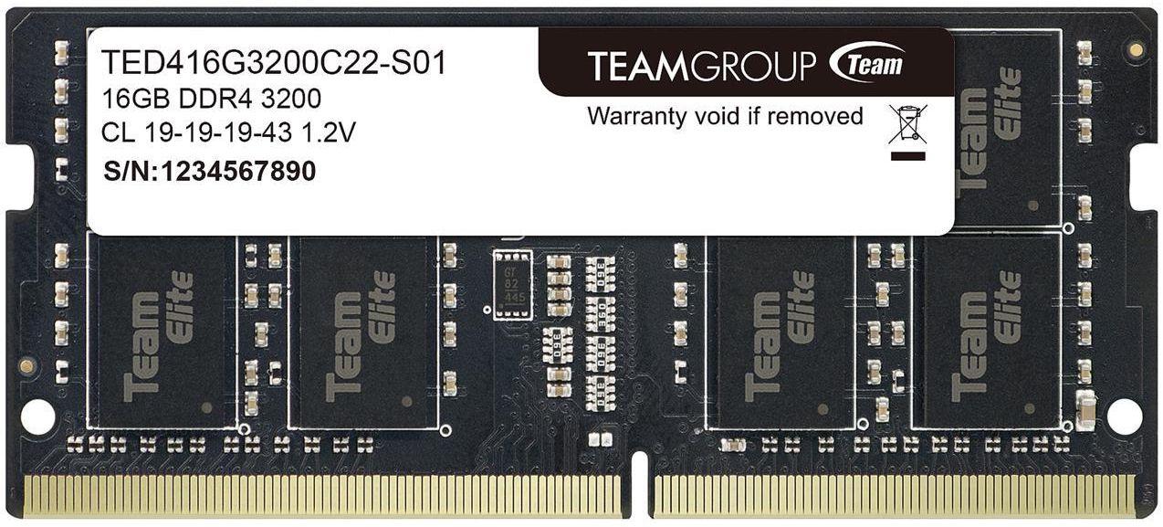 Refurbished Team Group Elite 16GB DDR4 SO-DIMM Laptop Memory - Reebelo US