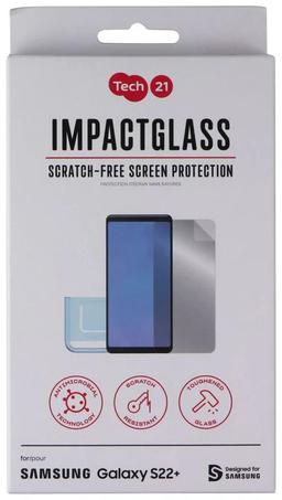 Tech21 ImpactGlass Series Screen Protector for Galaxy S22+ - Reebelo US