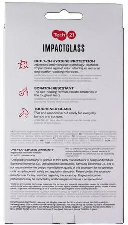 Tech21 ImpactGlass Series Screen Protector for Galaxy S22+ - Reebelo US