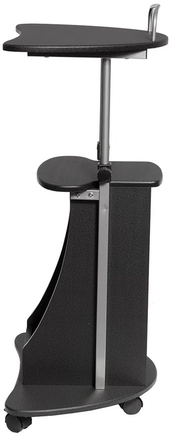 Refurbished Techni Mobili Sit-to-Stand Rolling Adjustable Height Laptop Cart with Storage - Reebelo US