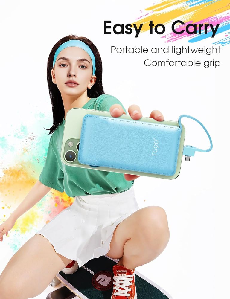 Refurbished TG90° Z53 10000mAh 4-Port Power Bank - Reebelo US