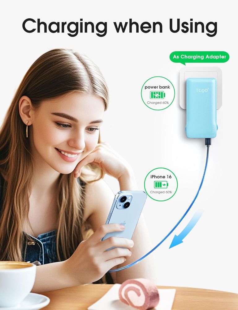 Refurbished TG90° Z53 10000mAh 4-Port Power Bank - Reebelo US