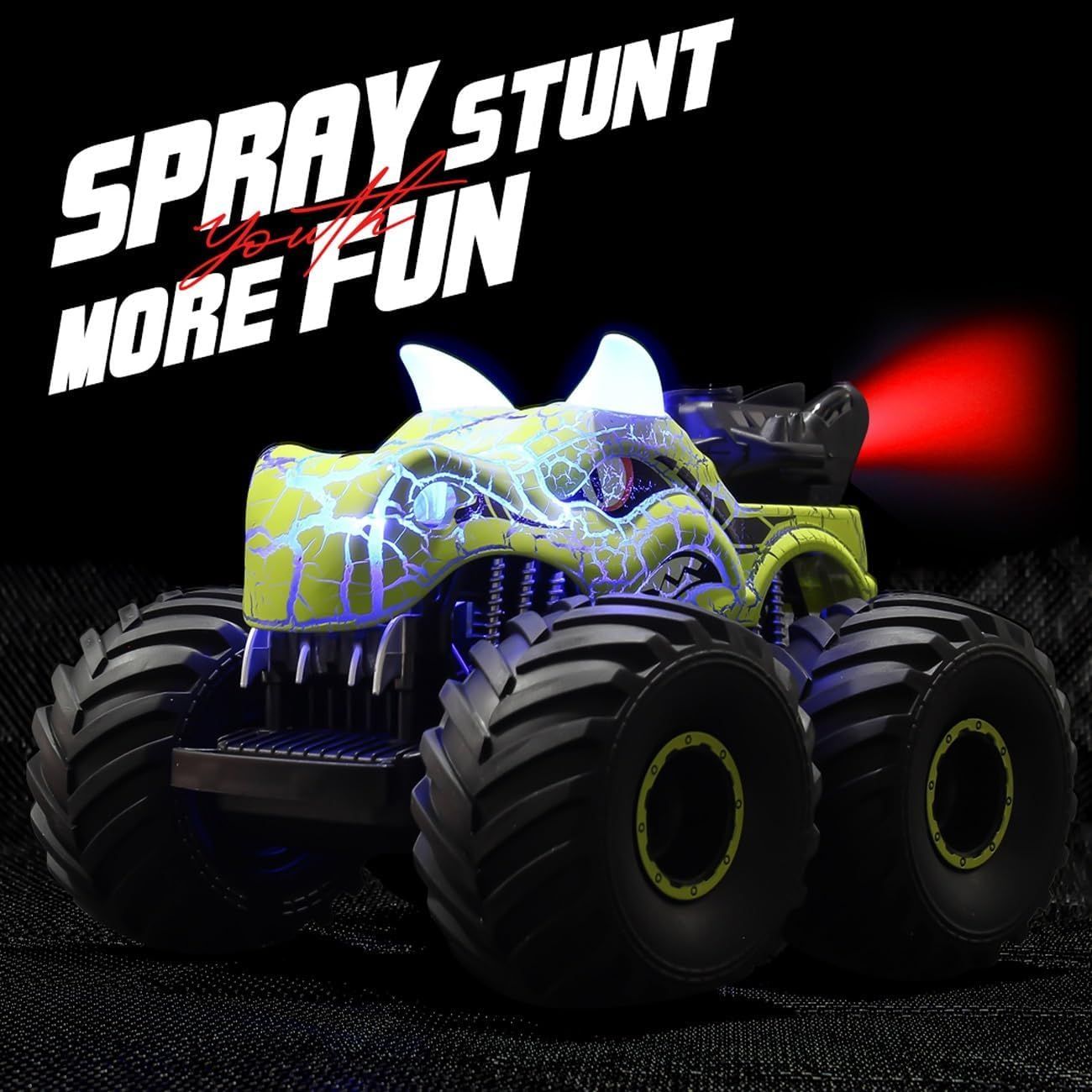Refurbished Threeking 1:18 Dinosaur RC Car Remote Control Car - Reebelo US