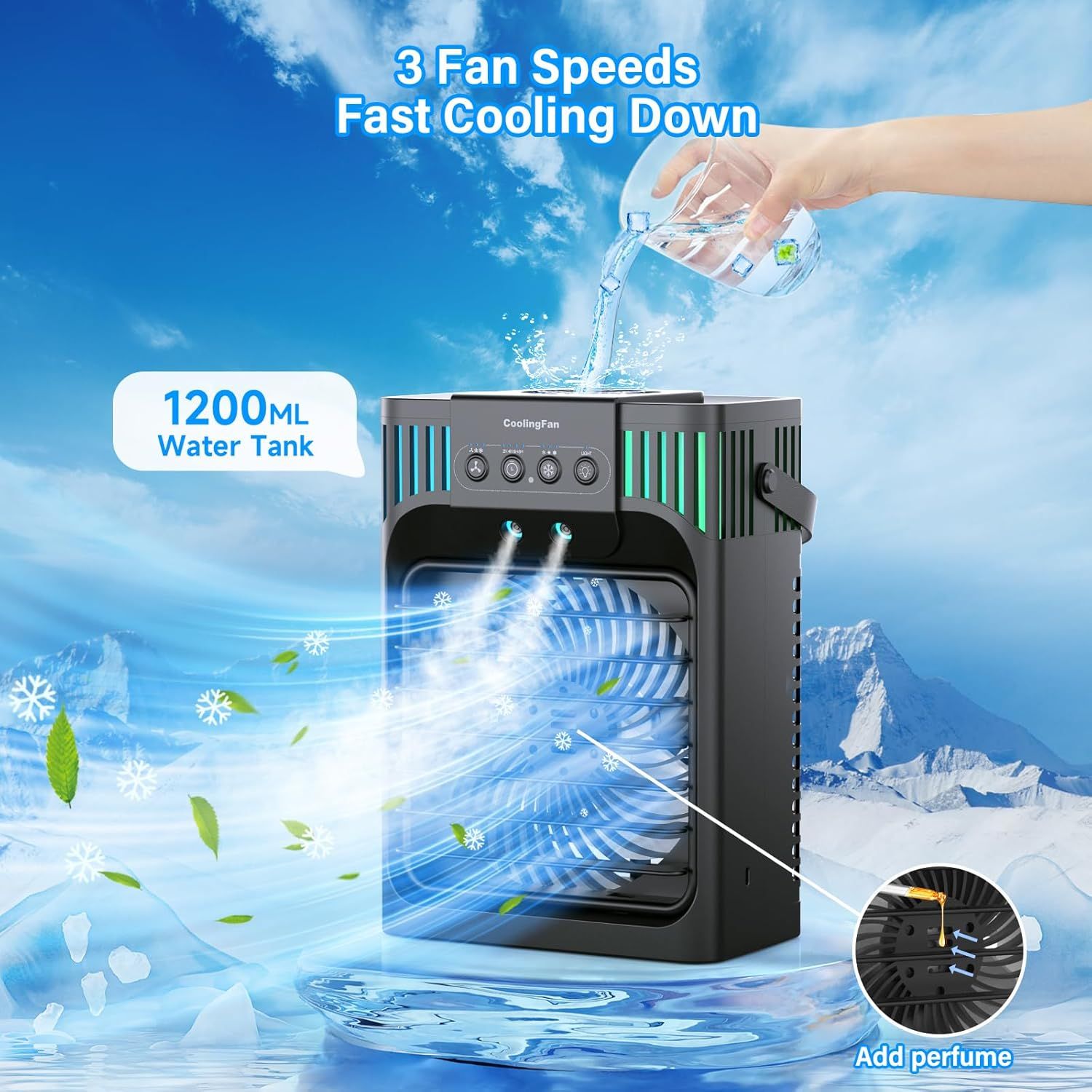 Refurbished Tiokviop Portable Air Conditioner ‎AB-1 - Reebelo US