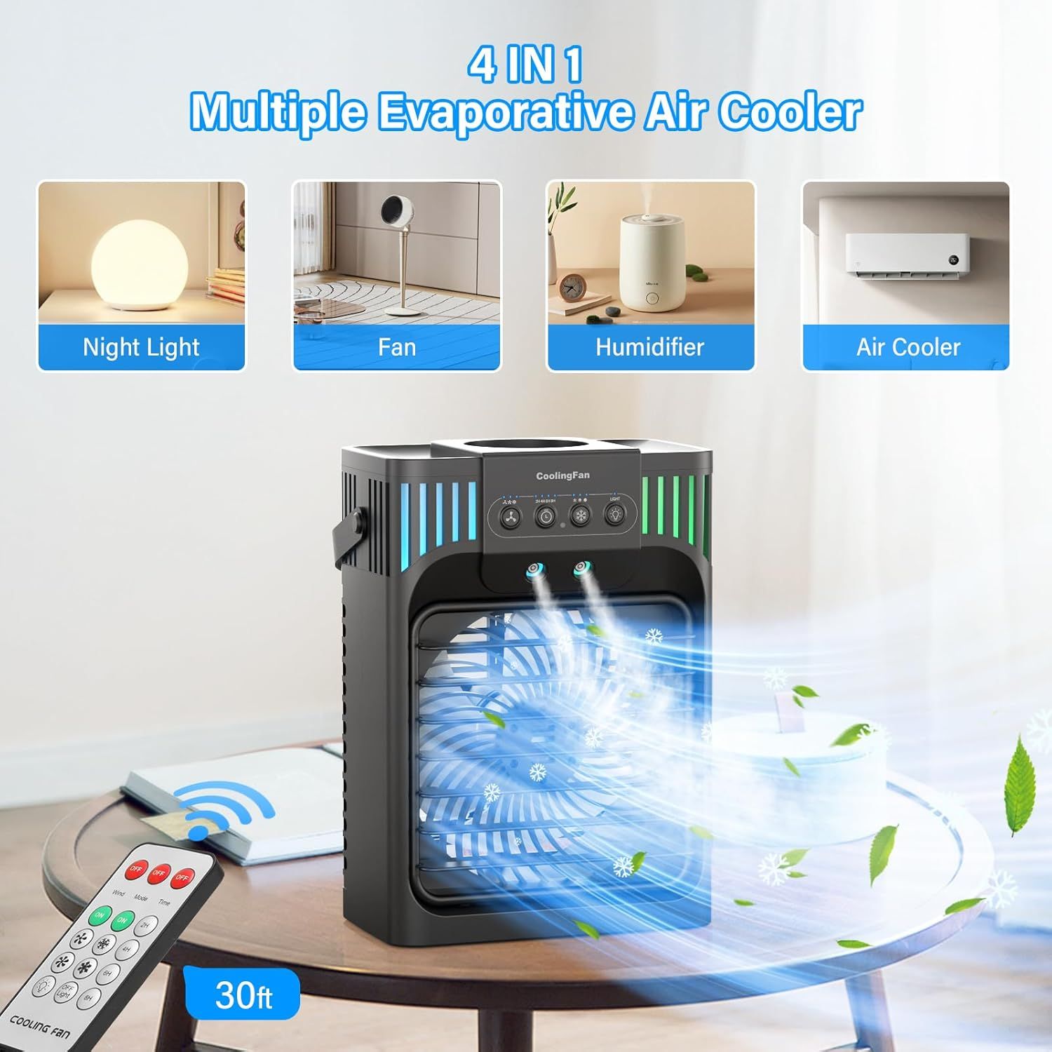 Refurbished Tiokviop Portable Air Conditioner ‎AB-1 - Reebelo US
