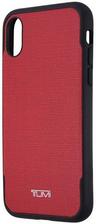 Tumi Canvas Co-Mold Series Hybrid Case for Apple iPhone XS | X - Red Canvas/Black