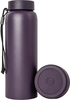 Tylt Insulated Wireless Charging Bottle - Purple