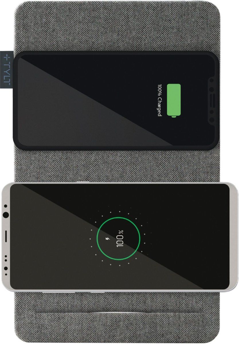 TYLT Mat 10W Qi Certified Dual Wireless Charging Pad - Reebelo US