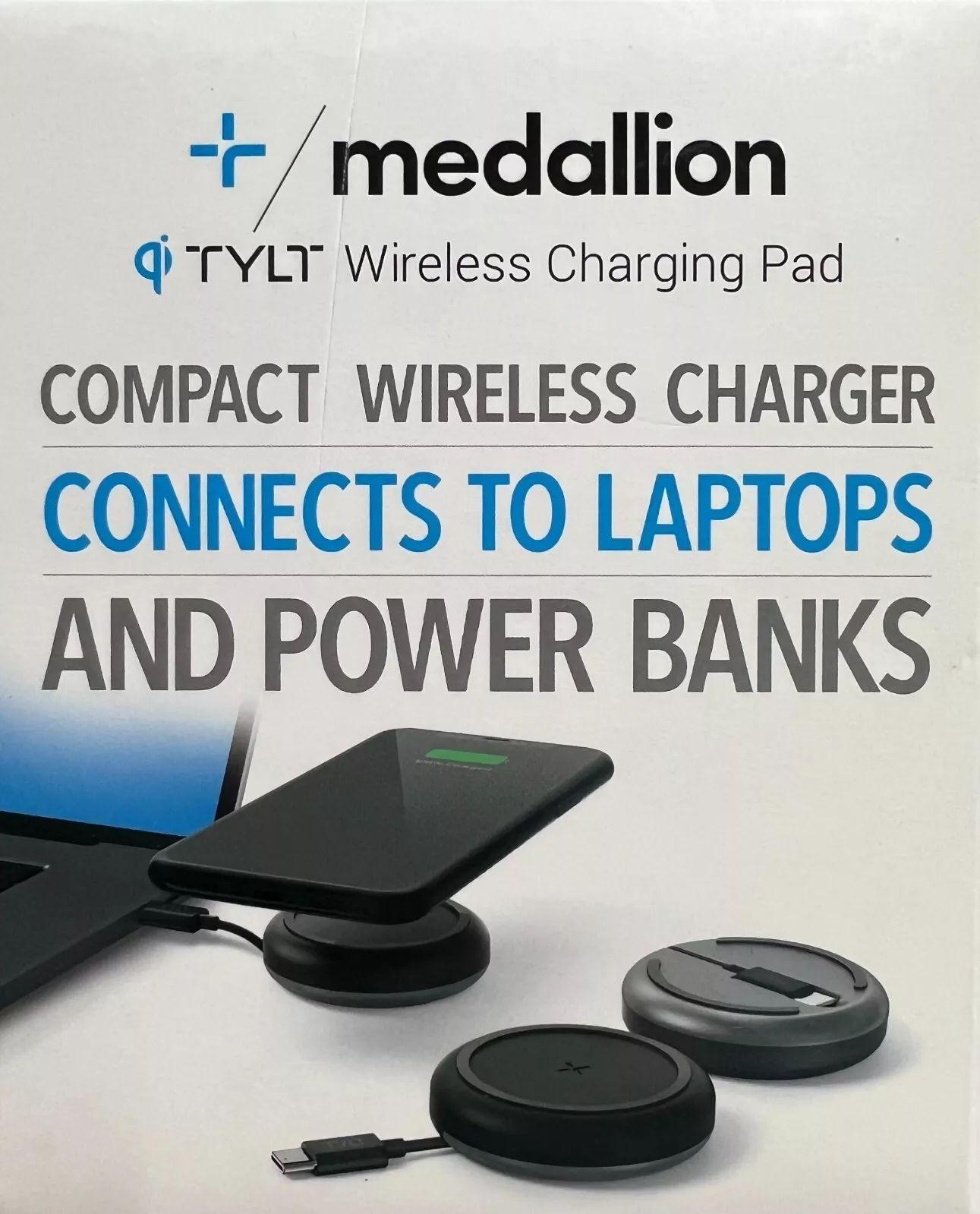 TYLT Medallion Portable Wireless Charging Pad