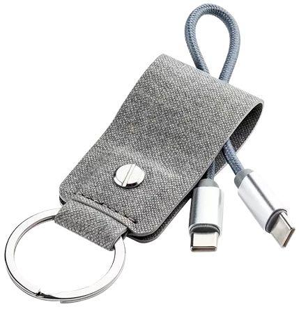 Refurbished Tylt USB-C to USB-C Portable Keychain Cable - Reebelo US