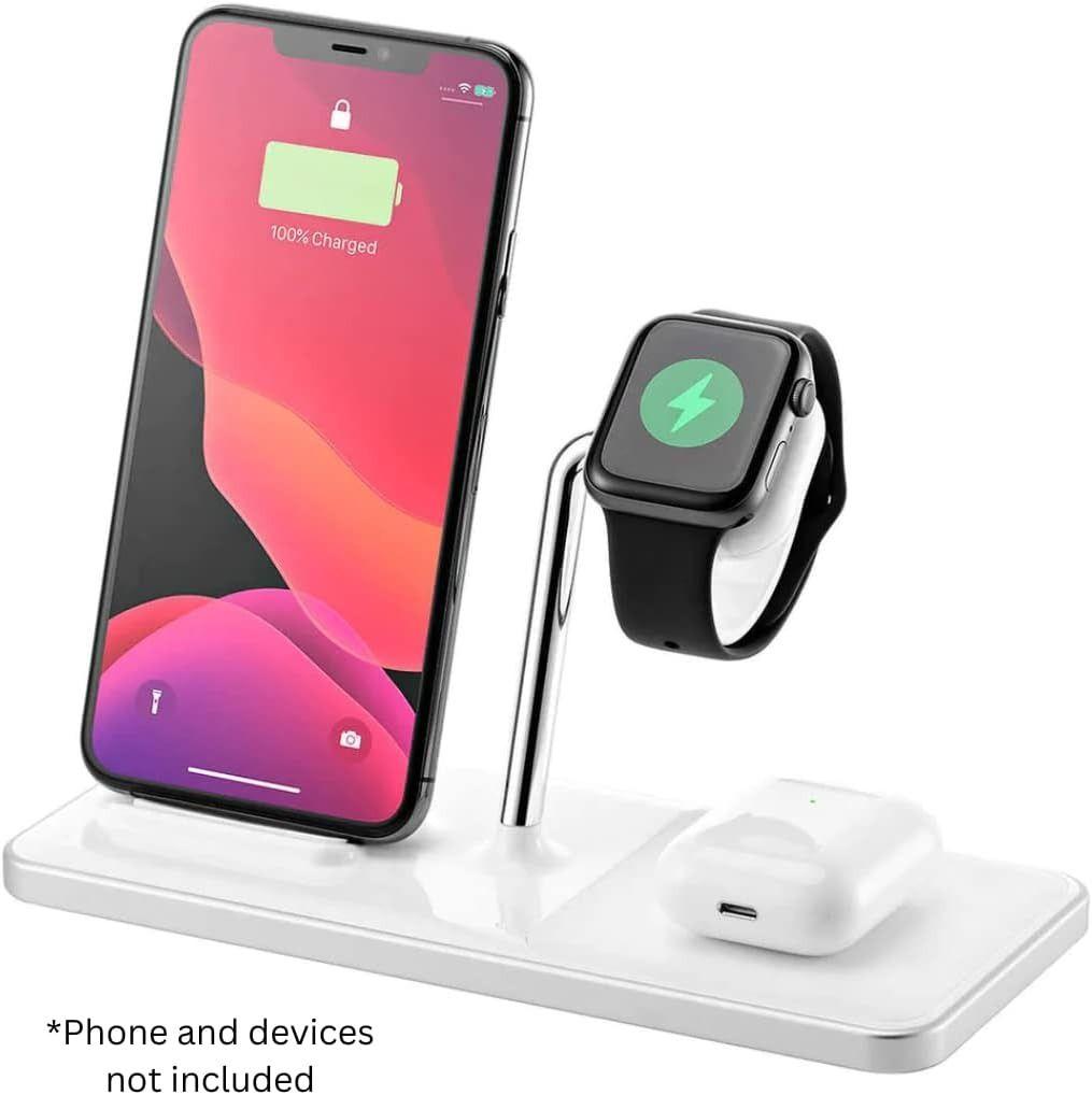 Refurbished Ubio Labs 3-in-1 Wireless Charging Stand Qi Compatible - Reebelo US